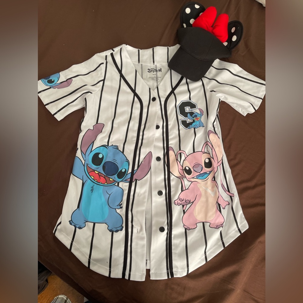 Disney Lilo and Stitch and Minnie Mouse Baseball Lot